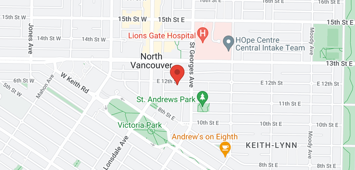 map of 204 145 E 12TH STREET